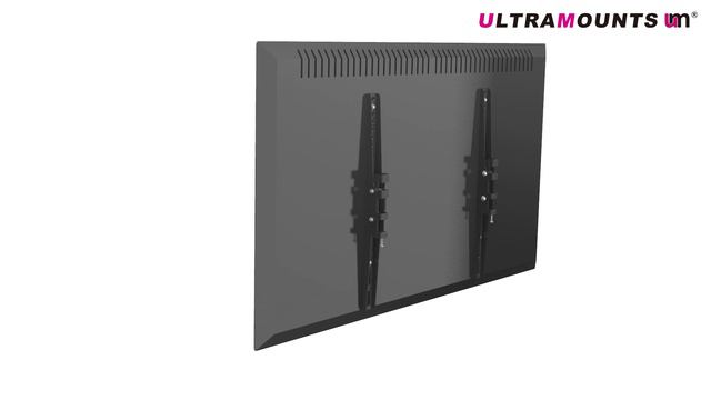 UltraMounts UM833T. Установка телевизора на стену с помощью наклонного кронштейна UM833T.