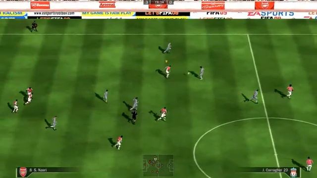 FIFA09 Legendary Arsenal vs Liverpool 4-1 Part 1