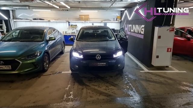VW Golf 6 замена линз на Aozoom T9