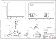 Чертежи и расчёты рабочего оборудования Бульдозера на базе ДТ-75 в редактируемых форматах