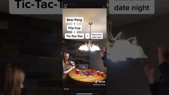 ?Beer pong  flip cup tic tac toe lit game ?
