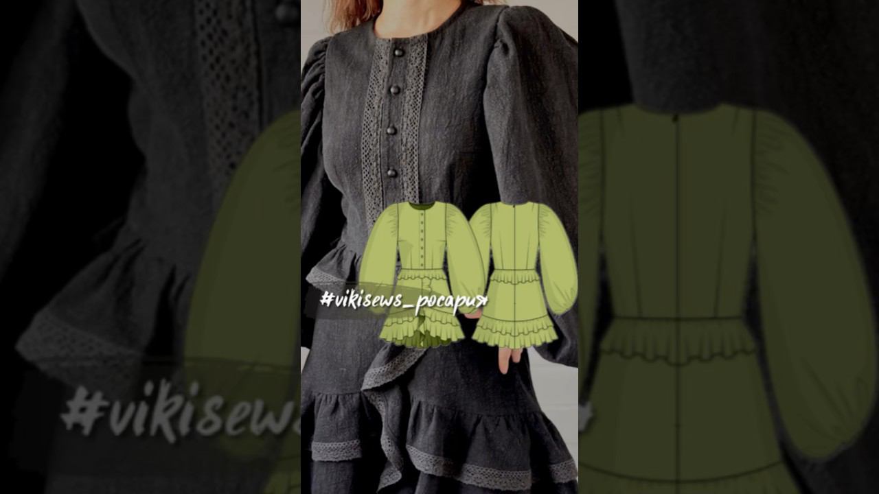 Готовое платье Росария от VIKISEWS #рукоделие #sewing #швейныйблог #шитье #diy #одежда