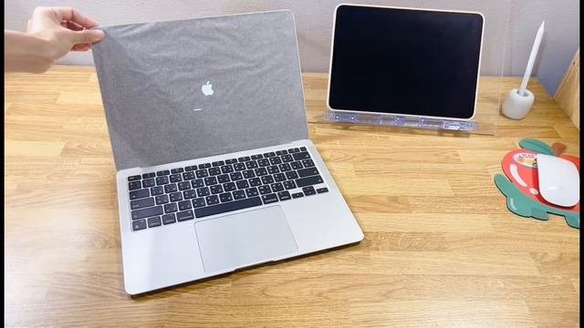 Unboxing Macbook Air M1 : Silver | Setting (first Macbook In My Life)?✨