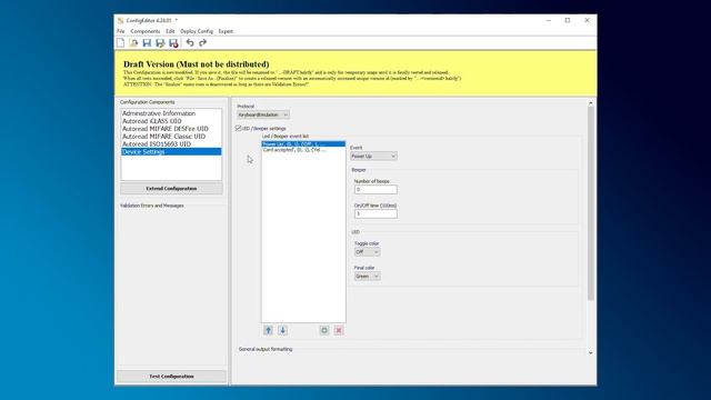 Creating your Config-Card for the SIMATIC RF1000 Access Control System