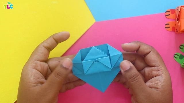 Origami Cat Pop It  Paper Fidget Toy Craft
