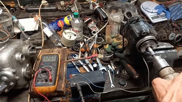 Испытание генератора денсо от кавасаки 1100