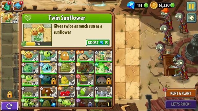 Can You Beat Plants Vs Zombies 2 Using Only 3 Plants at a Time? (Stream 4)