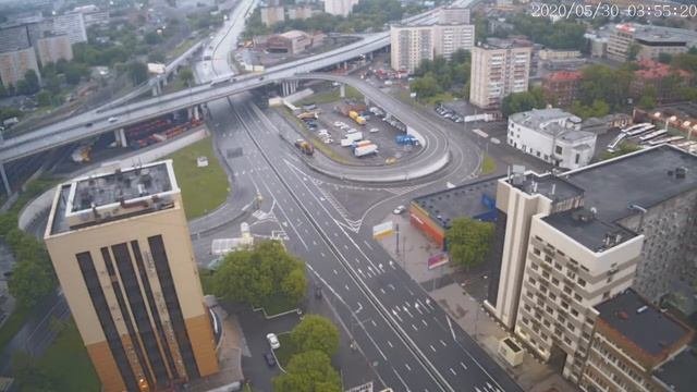 Москва - Нижегородская улица - веб камера 30.05.2020, 00:56