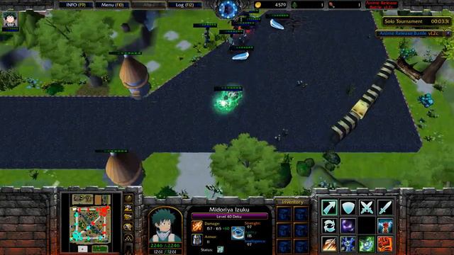 Anime Release Battle - Midoriya Izuku Moveset - Warcraft 3