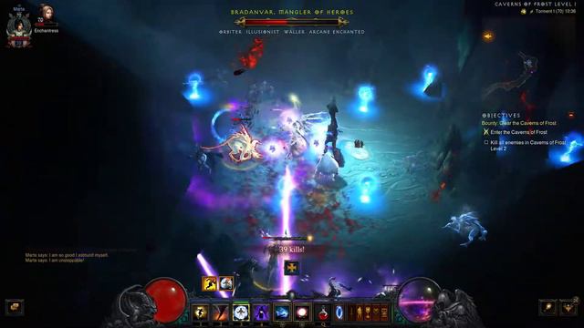 Diablo 3 - season 12  - Found a pet - Caverns of Frost - Ms. Madeline