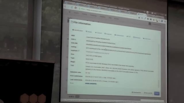 #Honeynet2014 - Emiliano Martinez - Inside VirusTotal's pants