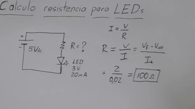 ✅ Que Resistencia Lleva Un LED