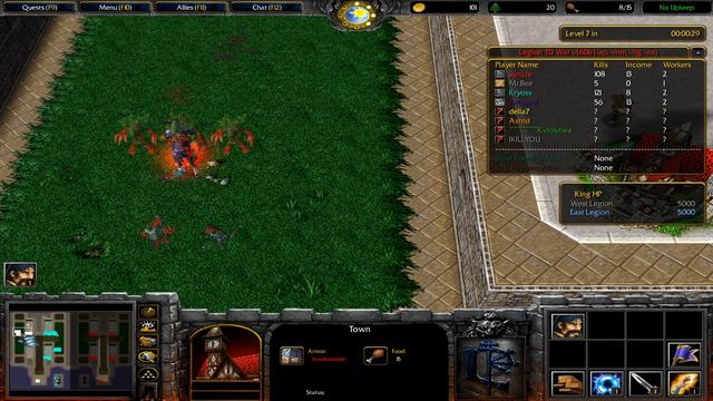 Warcraft III: TFT - (CUSTOM) 457 - Legion TD War - Docela easy stará verze