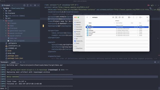 Changing Spring Boot packaging to WAR and deploying to Tomcat and Jetty