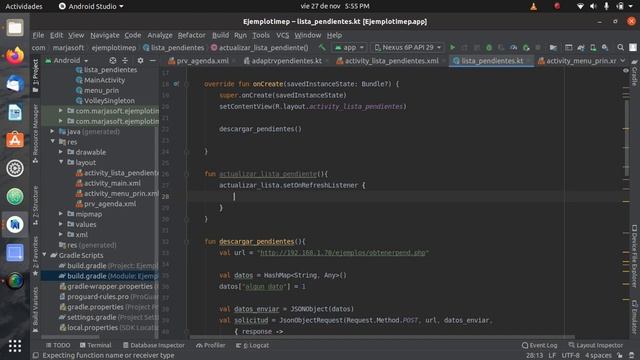 SwipeRefresh  con Kotlin. Como realizar swipeRefresh con Kotlin.