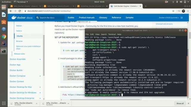 Docker Installation on Linux Machine.