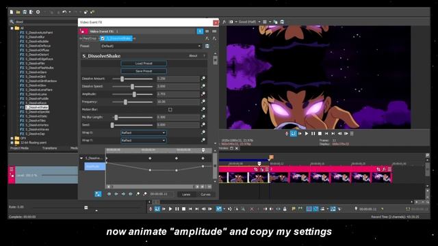 expression shake | sony vegas tutorial