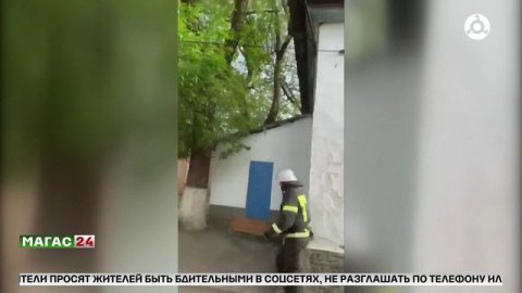 Пожар в  №1 школе селения Нестеровское