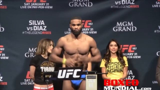БИТВЫ ВЗГЛЯДОВ ТАЙРОНА ВУДЛИ В UFC! ВСЕ ДУЭЛИ ВЗГЛЯДОВ ИЗБРАННОГО Weigh-in Tyron Woodly Face-off