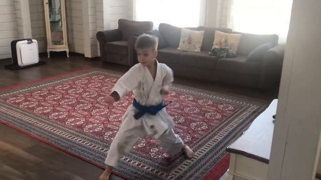 Heyan Shodan kata. Хейян Шодан. Shotokan. WSKF. Батыршин Фёдор 8 лет