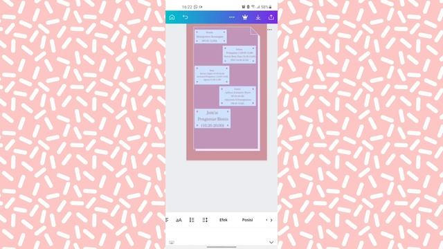 How i make schedule with canva | lockscreen aesthetic✨