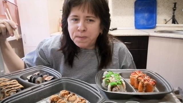 МУКБАНГ?mukbang Роллы /СБЫЛАСЬ МЕЧТА ИДИОТКИ ?