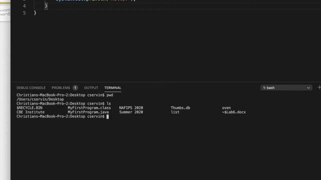 Preliminary Linux Commands to Create Your First Programs in Java