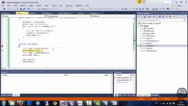 Объектно ориентированное программирование 'Змейка' в движении Урок 10 GeekBrains