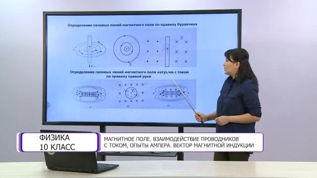 Физика. 10 класс. Магнитное поле. Взаимодействие проводников с током, опыты Ампера /01.04.2021/