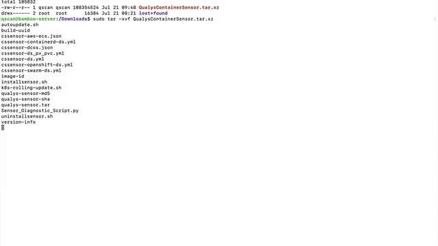 Securing Bamboo Build Pipeline with Qualys Container Security