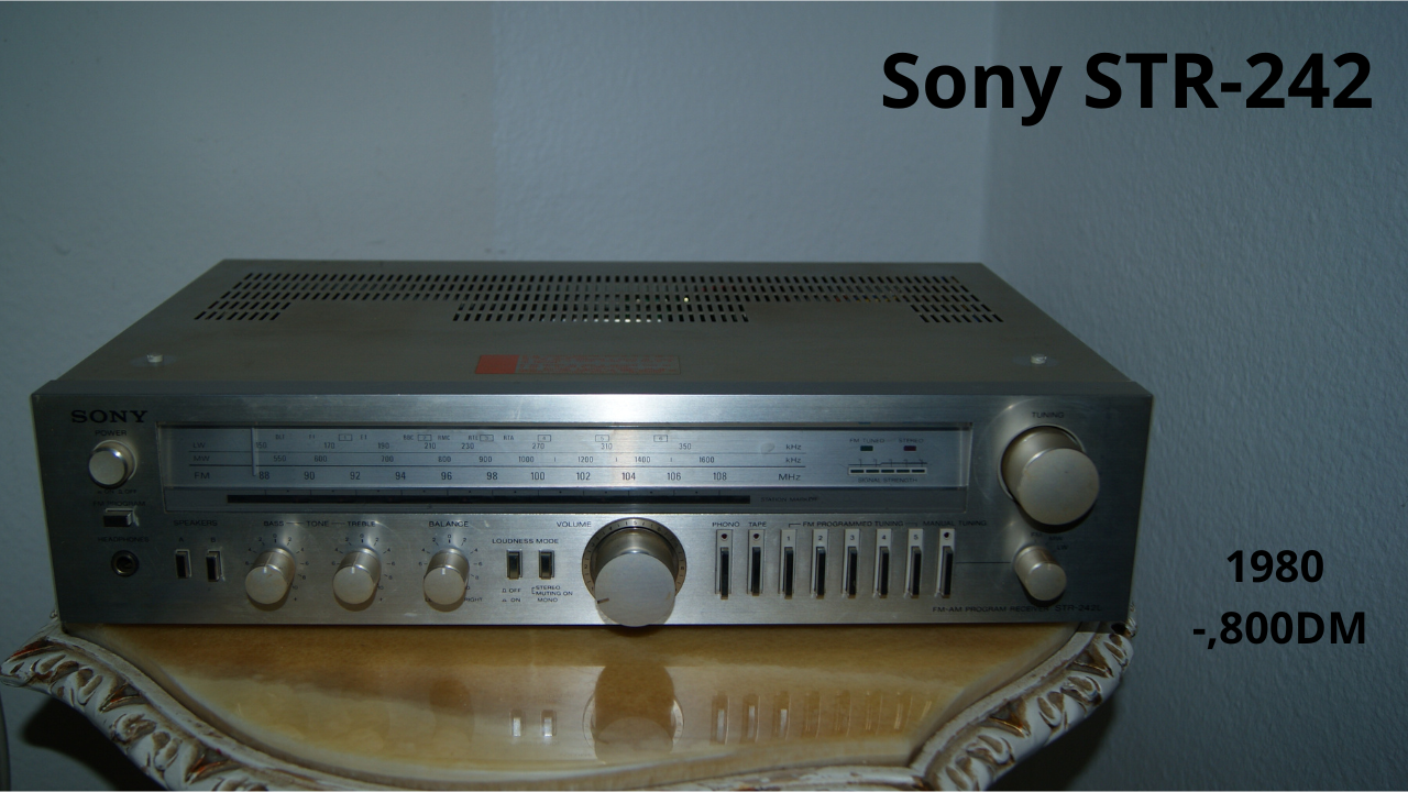 Sony STR-242

AM/FM Stereo Receiver (1980)