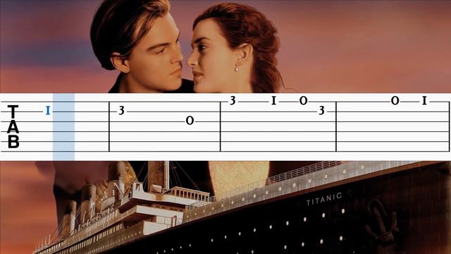 Tema do Titanic | Tablatura Solo de Violão Simplificado