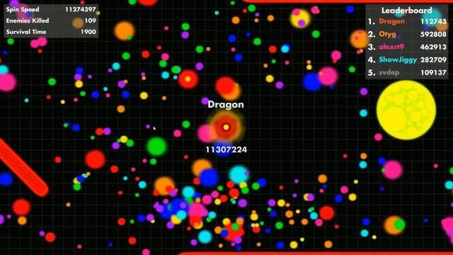 Fisp.io 20,000,000 WORLD RECORD (Fire Fidget Spinner)