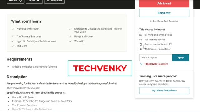 Online courses with free certificates in Udemy Courses