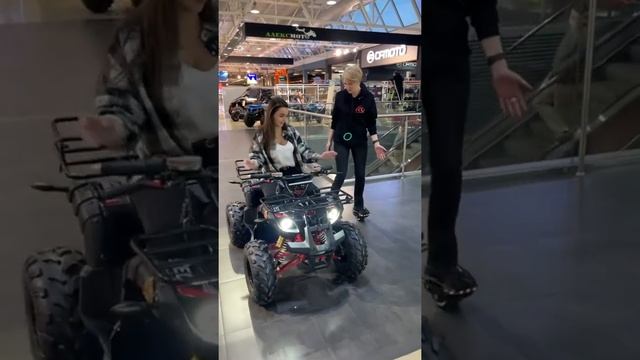Мощный электроквадроцикл для подростков электро мото квадроцикл