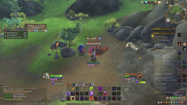 Orc  Heritage armor and Warlock 60-70 Leveling Dragonflight