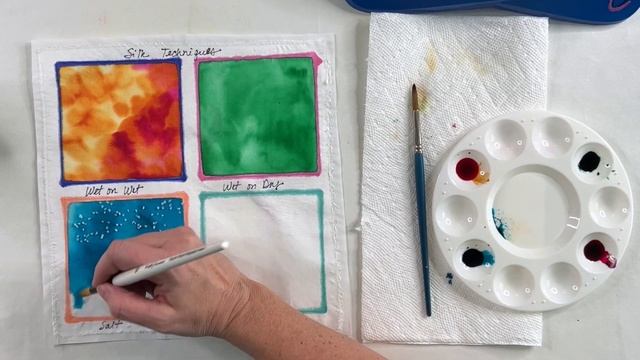 My 4 Favorite Silk Painting Techniques