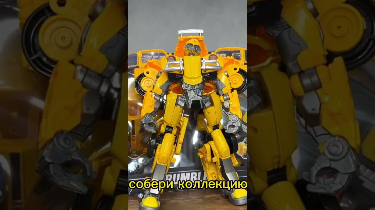 Пистолет с мягкими пулями и маска Бамблби Bazumi
