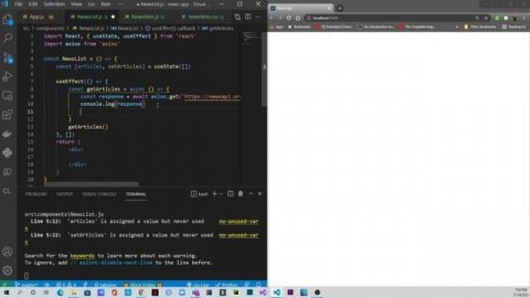 Create a News Website with Reactjs and NewsAPI