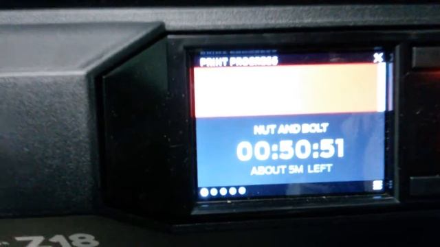 3D printer. Print bolt and nut. MIPT DAFE.