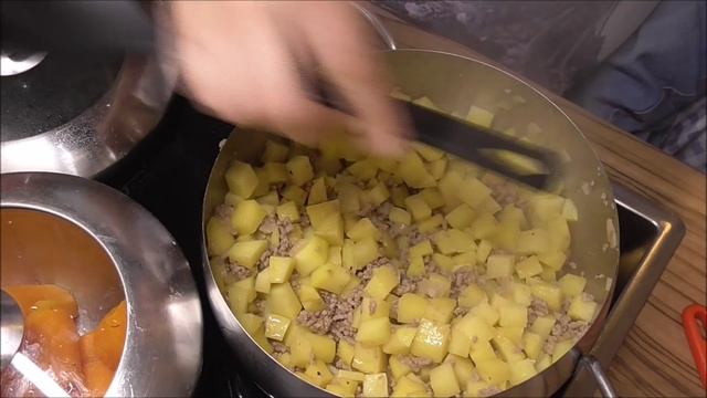Kartoffelsuppe mit Hackfleisch