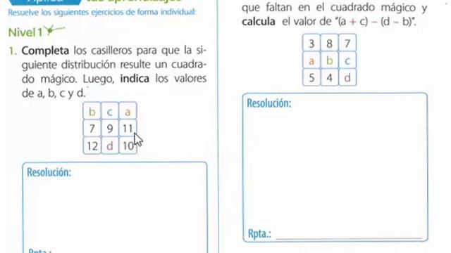 3 raz mat   cuadrados magicos