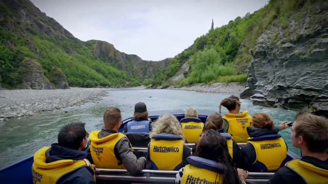 Jet Engine Strapped to Boat - Jetboating in New Zealand! Play On! in 4K!