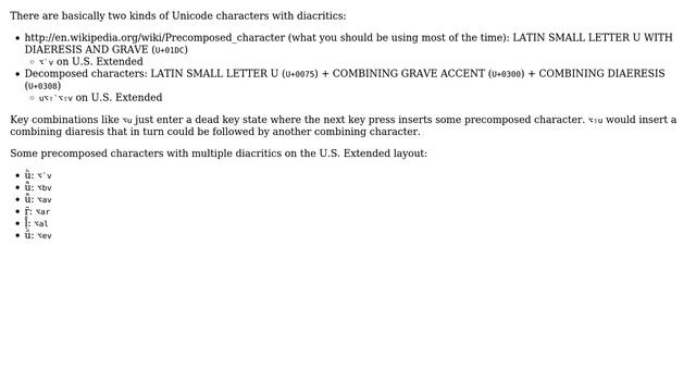 Insert a character with multiple accents on an extended Mac keyboard layout (2 Solutions!!)