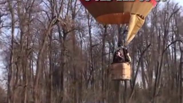 Полет на воздушном шаре над городом