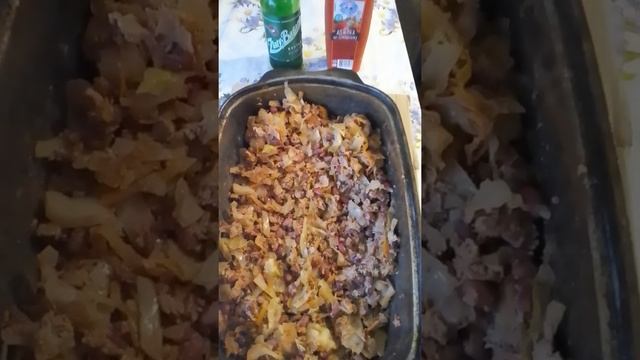 Фасоль Тушоная с квашеной Капустой