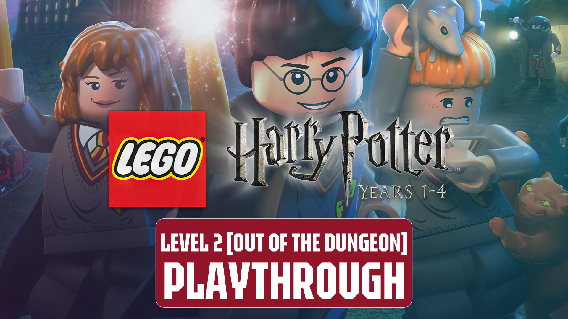 LEGO® HARRY POTTER: YEARS 1-4 | LEVEL 2 PLAYTHROUGH [OUT OF THE DUNGEON] #harrypotter #lego