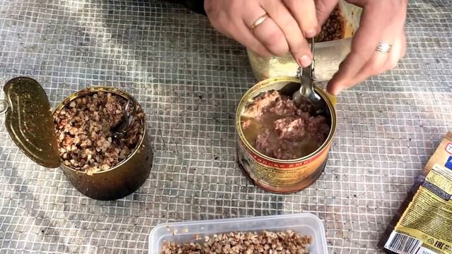 ✔ Обжор тушонки бмк и гречки с мясом \ Caned meat