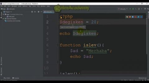 07 - PHP Değişken Kapsamları (Variable Scope)