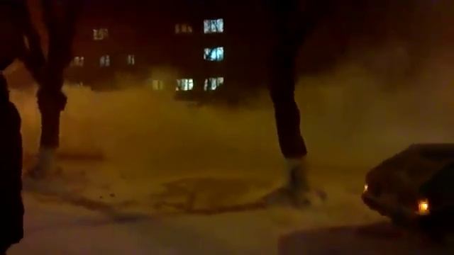 Горит автобус, 21 ноября  Пермь, Закамск